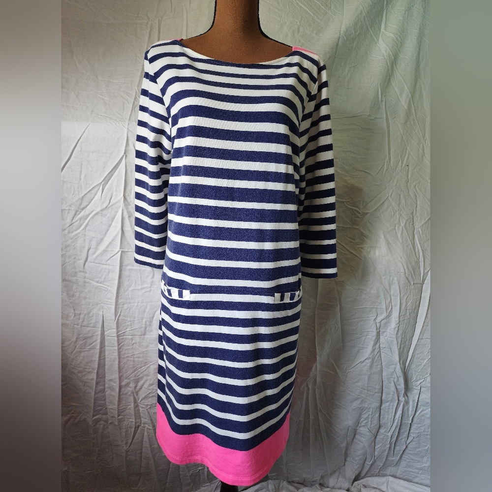 Lilly Pulitzer Navy Striped Dress